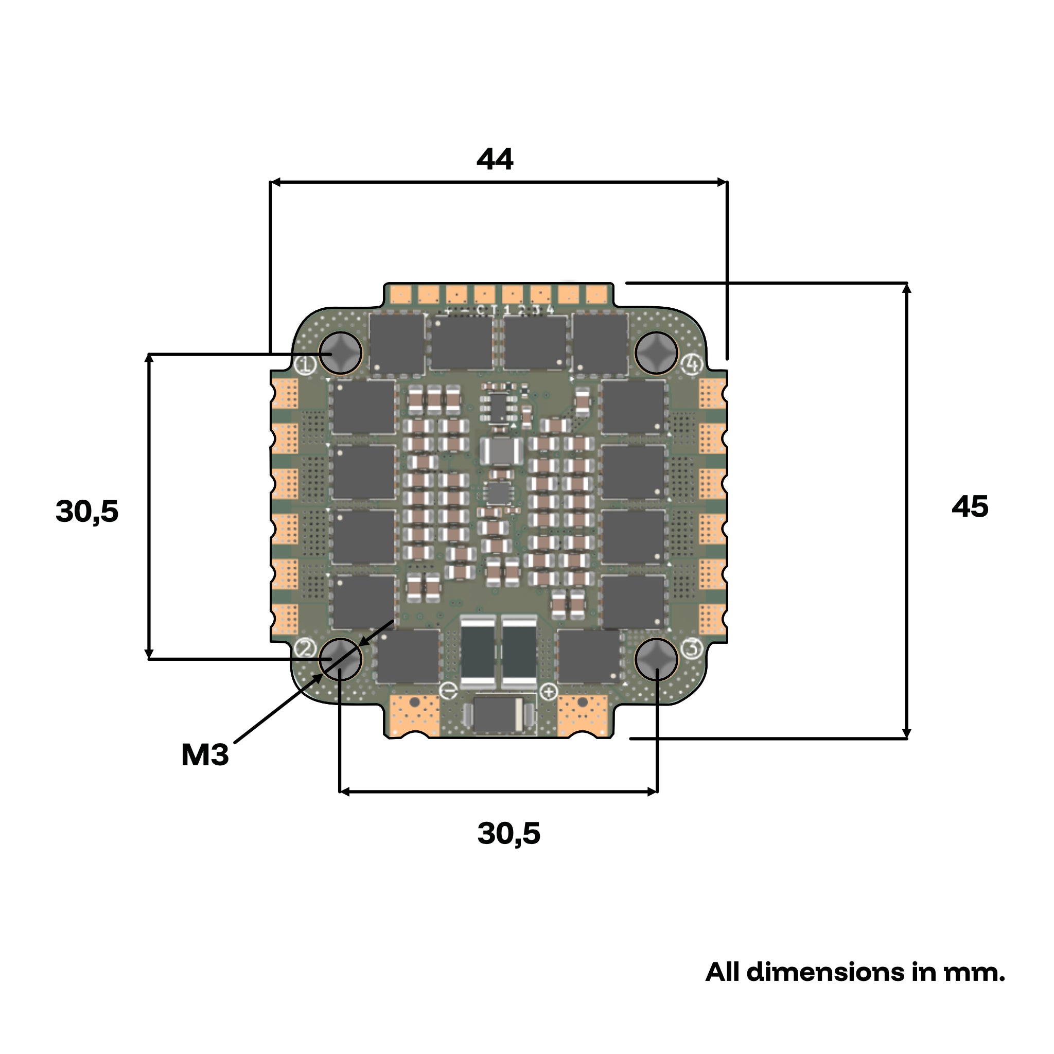 KOS60 4in1 ESC